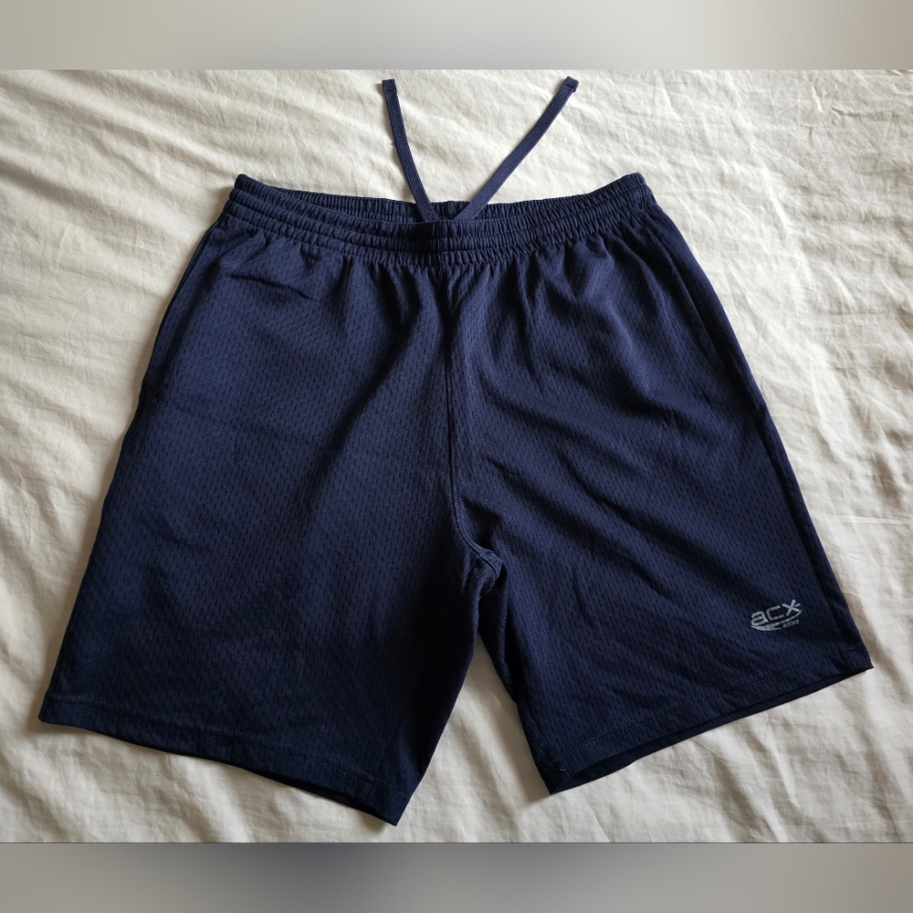 ACX Active Athletic Shorts, Medium, Dark Blue